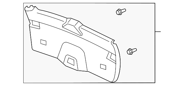 84451-STX-A01ZA Деталь LINING, TAILGATE *NH167L* (GRAPHITE BLAC