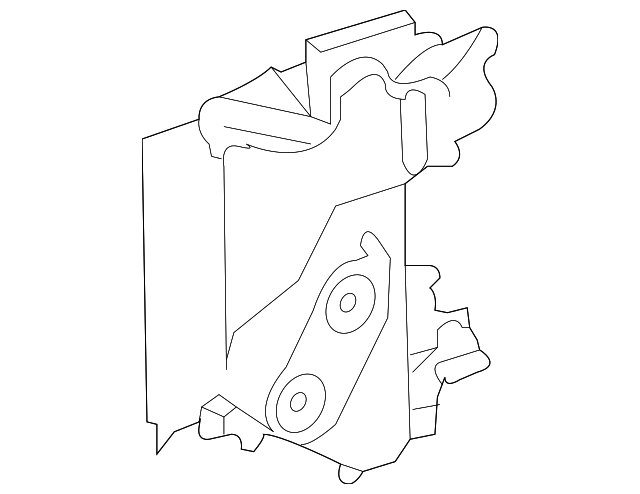 209-504-02-40 TRANS COOLER BRACKET, RIGHT