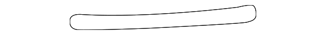 86672-39000 REAR MOLDING, RIGHT