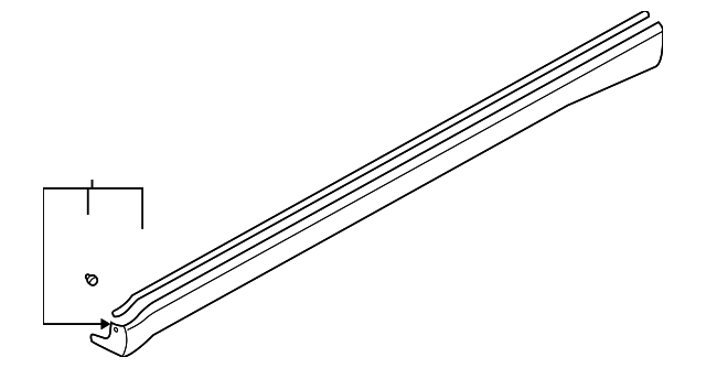 96051FE000BH Деталь ROCKER MOLDING, RIGHT