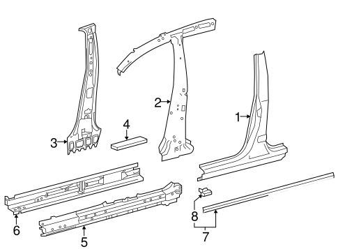 RAV4 CENTER PILLAR & ROCKER