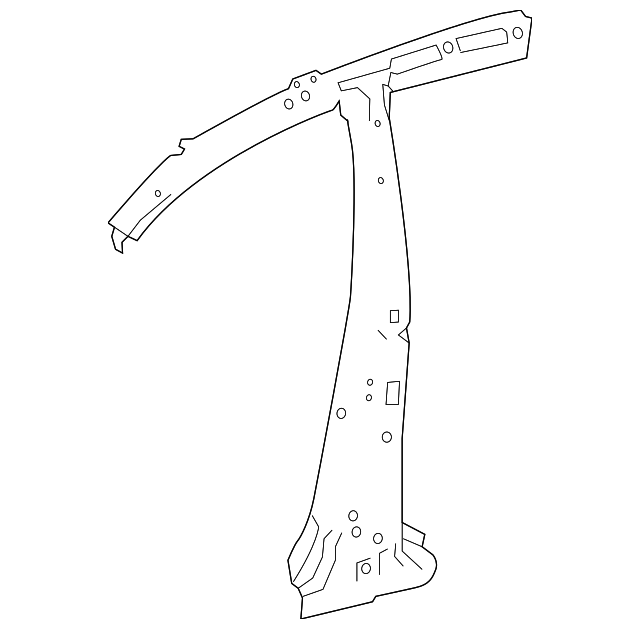 61301-42901 Деталь CENTER PLR REINF, RIGHT