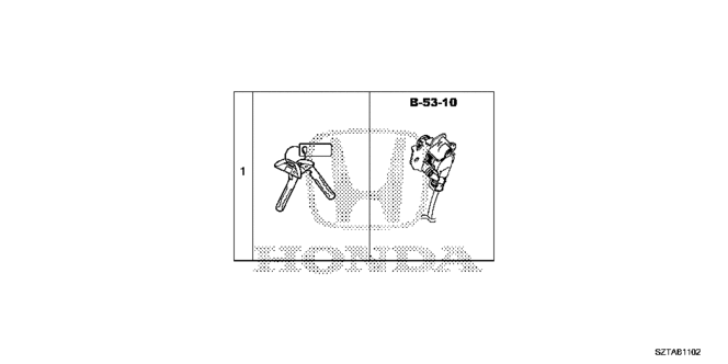 CR-Z KEY CYLINDER SET (SMART)