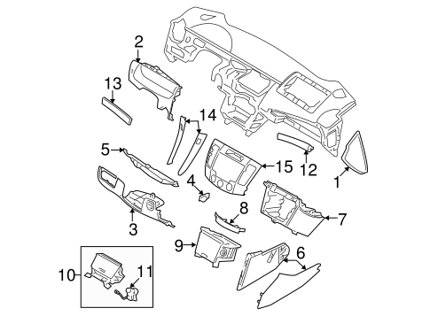 Sonata INSTRUMENT PANEL COMPONENTS