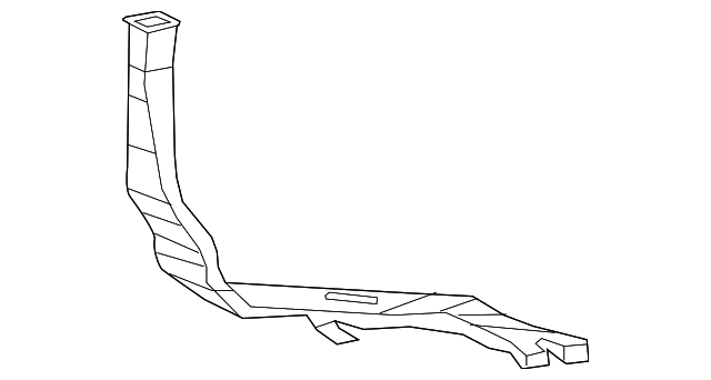 68081879AC Деталь FLOOR DUCT, RIGHT