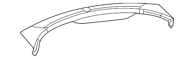 1SV41DX9AE Деталь DEFROSTER GRILLE