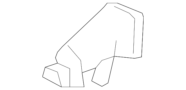 68083485AB Деталь LOWER DUCT, LEFT