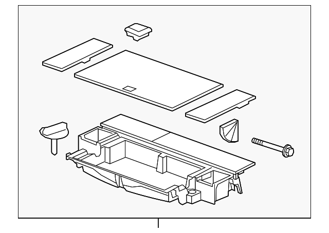 25878206 Деталь STORAGE TRAY