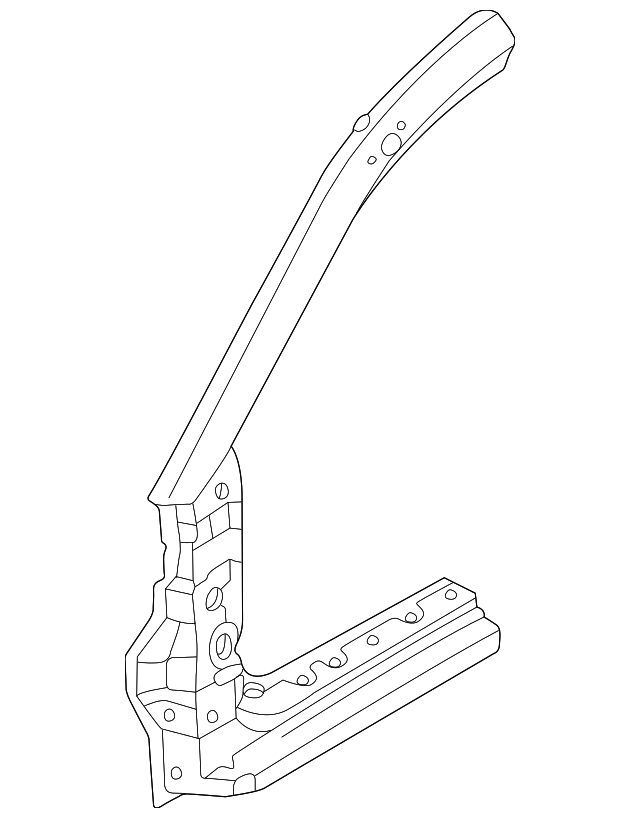 MN133432 Деталь HINGE PILLAR, RIGHT