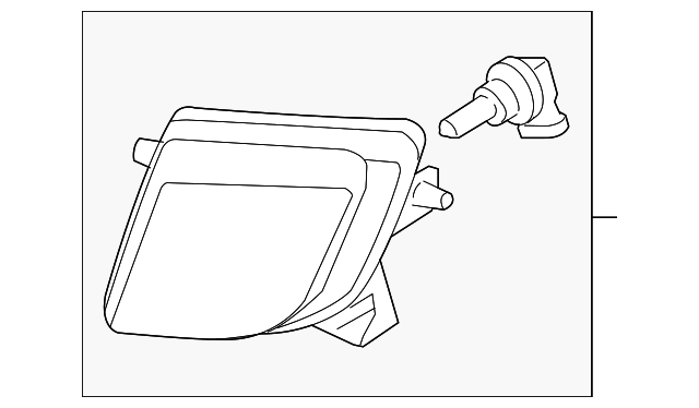 GS3L-51-680 Деталь FOG LAMP ASSY, RIGHT