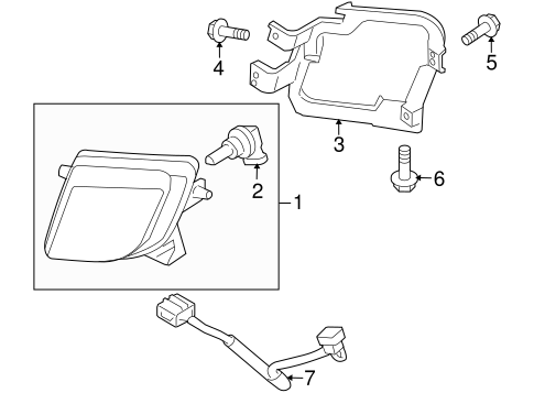 6 BULBS - CHASSIS 7