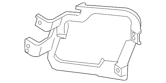 GS3M-51-694 Деталь MOUNT BRACKET, LEFT