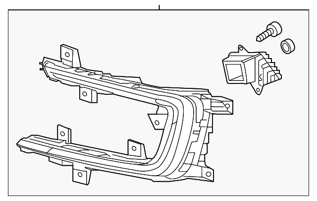 5GE-941-055-B Деталь DAYTIME RUN LAMP, LEFT