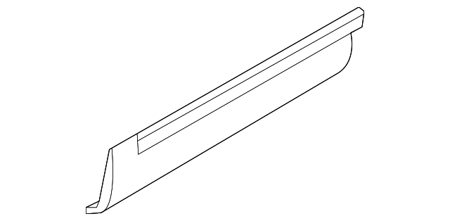 BB5Z-7825557-AA Деталь LOWER MOLDING, LEFT