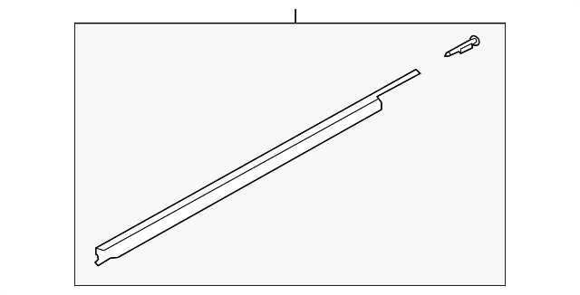 BB5Z-7825597-A Деталь BELT W'STRIP, LEFT