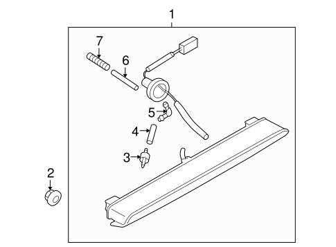 Outback HIGH MOUNTED STOP LAMP