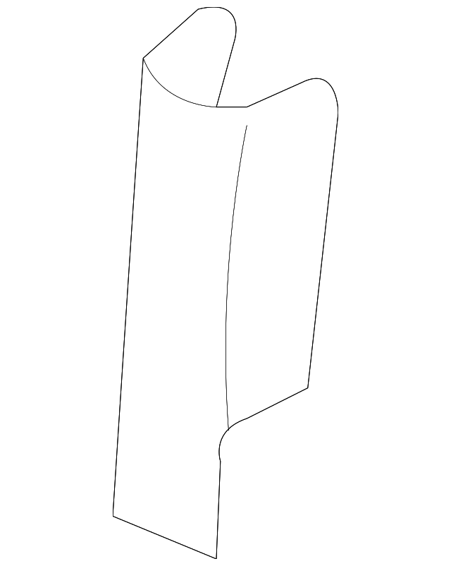 89183-1D000S8 Деталь TRACK END COVER