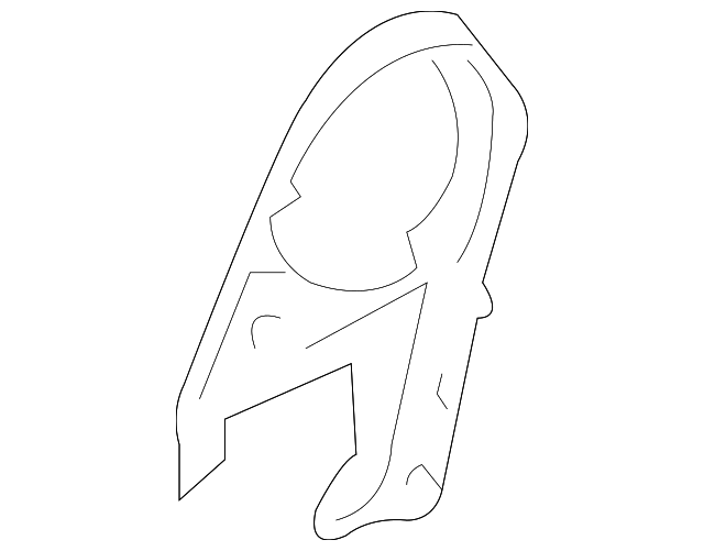 89612-1D050S8 Деталь INNER COVER, LEFT