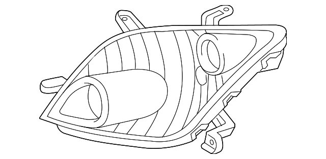 81170-52641 HEADLAMP ASSY, LEFT