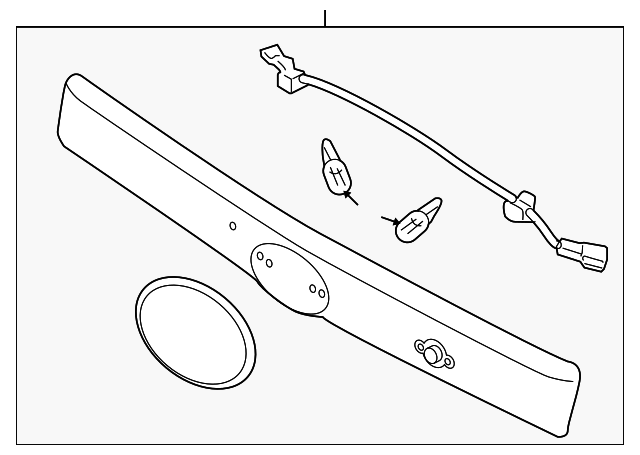 92501-4J000 Деталь LICENSE LAMP