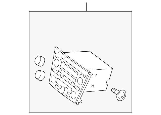86201AG67B Деталь RADIO