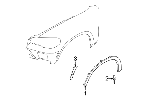 X5 EXTERIOR TRIM - FENDER