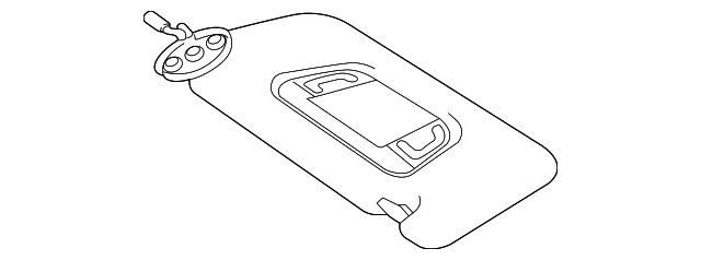 74310-04160-B0 Деталь VISOR, RIGHT