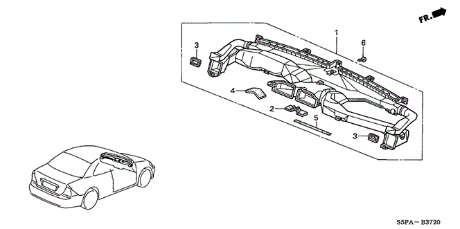 CIVIC COUPE DUCT