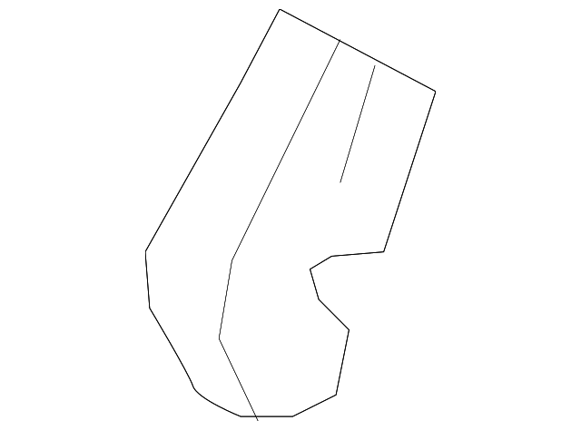 89054-2J100J7 Деталь INNER COVER, RIGHT