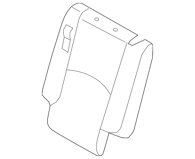 89360-2J100ACN Деталь SEAT BACK COVER, LEFT