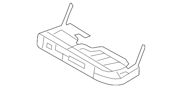 89110-2J000 Деталь SEAT FRAME, LEFT