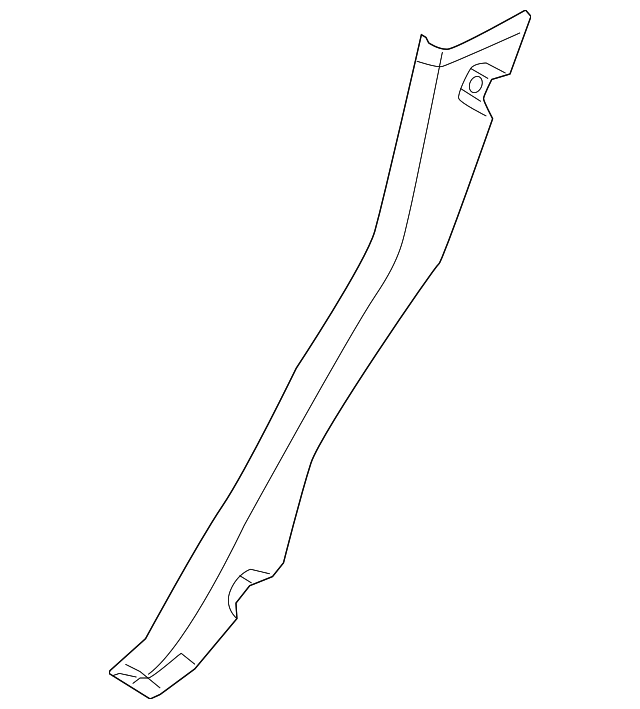 0K2A1-68770H96 Деталь LOWER TRIM, LEFT