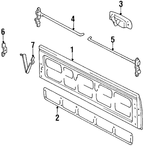 Pickup GATE & HARDWARE