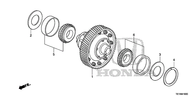 ACCORD COUPE MT DIFFERENTIAL (V6)