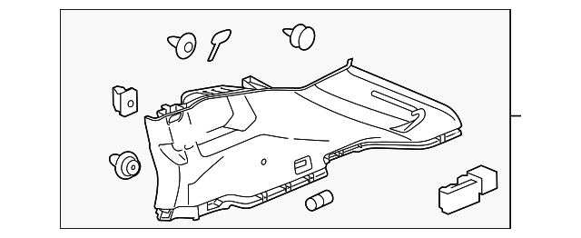 22823096 UPPER TRIM PANEL, RIGHT