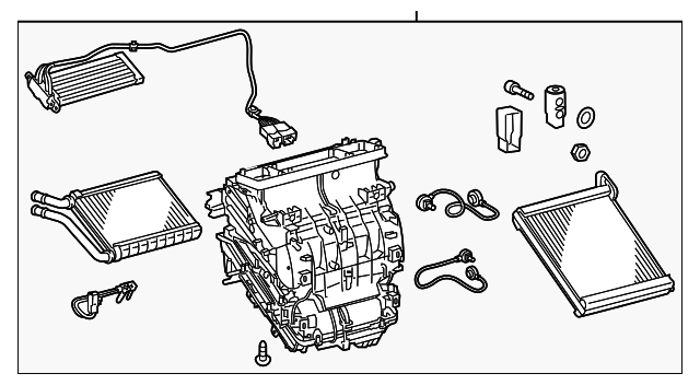 87050-02C10 AC & HEATER ASSY