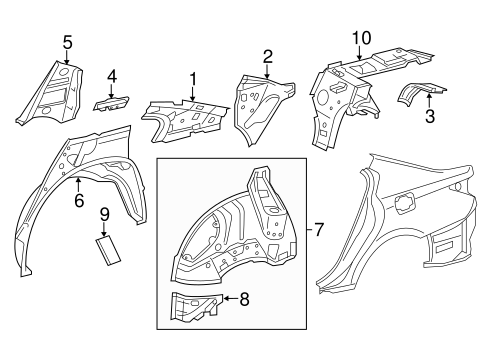 GS350 INNER STRUCTURE
