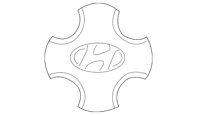 52960-2D700 Деталь CENTER CAP