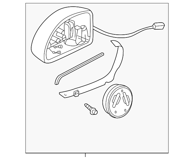 1C1-857-507-E-GRU Деталь HOUSING ASSY, LEFT