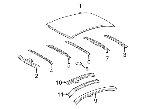 GS350 ROOF & COMPONENTS 2
