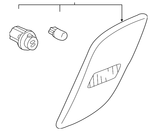 84411FE030 Деталь SIDE MARKER LAMP, LEFT