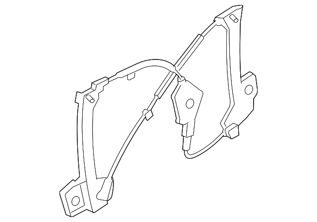 420-837-462 Деталь WINDOW REGULATOR, RIGHT