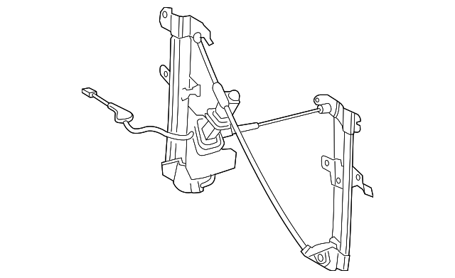69850-0C030 Деталь WINDOW REGULATOR