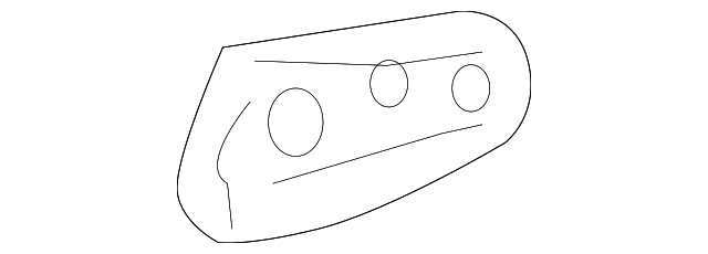 69217-42020-C2 HANDLE, OUTSIDE COVER, LEFT