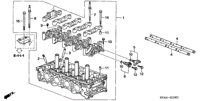 CIVIC COUPE CYLINDER HEAD (2.0L)