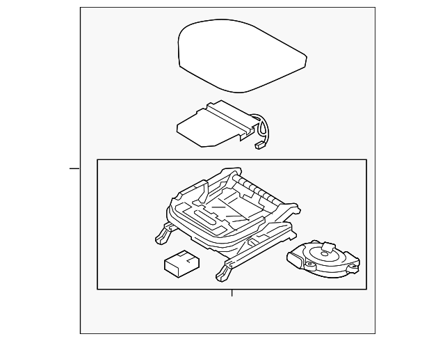 88103-3W020EAW Деталь CUSHION ASSY