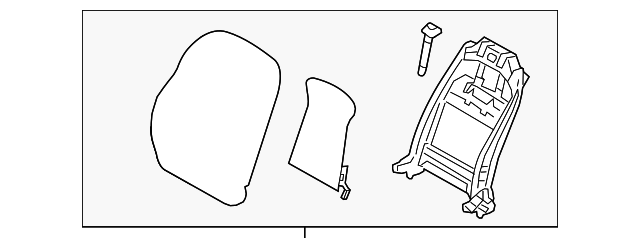 88303-3W760EA2 Деталь SEAT BACK ASSY