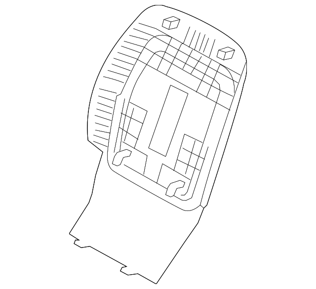 88393-3W150WK Деталь SEAT BACK PANEL