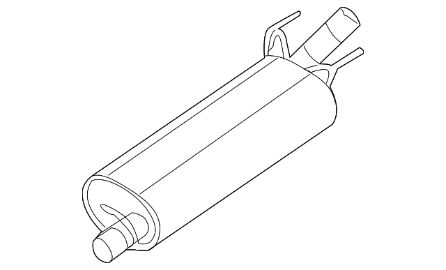 68046111AA FRONT MUFFLER