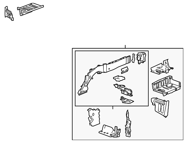 23102478 REAR RAIL ASSY, RIGHT
